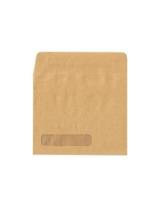 Sage Compatible Wage Envelope 107x128mm Self Seal Window 90gsm Manilla (Pack 1000) SE45