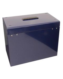 ValueX Cathedral Metal Suspension File Box A4 Blue - A4BL