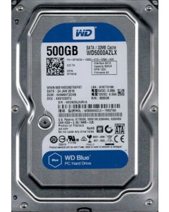 Western Digital Caviar Blue 500GB 3.5 Inch SATA 6Gbs 7200 RPM Internal Hard Drive