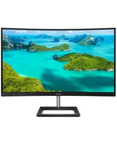 Philips E Line 325E1C 31.5 Inch 2560 x 1440 Pixels Quad HD VA Panel HDMI VGA DisplayPort Monitor