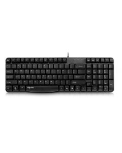 Rapoo N2400 Wired USB Full-Size Black Keyboard