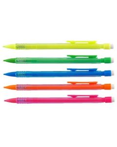 ValueX Mechanical Pencil HB 0.7mm Lead Assorted Colour Barrel (Pack 10) - 798100