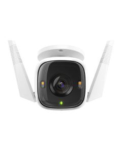 TP Link Tapo Outdoor Security WiFi Camera White with Ultra HD Night Vision and Motion Detection