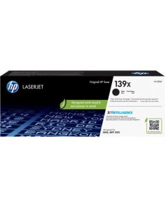 HP High Capacity Black 139X Toner Cartridge 4k pages - W1390X