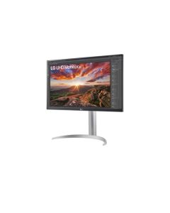 LG 27UP85NP-W 27 Inch 3840 x 2160 Pixels 4K Ultra HD IPS Panel FreeSync DisplayHDR 400 HDMI DisplayPort USB-C Gaming Monitor