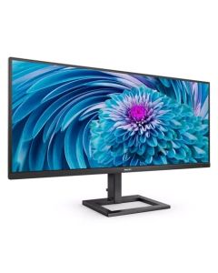 Philips E Line 346E2LAE 34 Inch 3440 x 1440 Pixels Wide Quad HD VA Panel HDMI DisplayPort USB-C Monitor