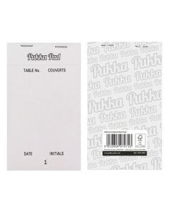 Pukka Pads Restaurant Pad NCR Triplicate Numbered Pages 95mm x 165mm White (Pack 5) - 7075-RES